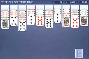 Jeux Spider Solitaire Time